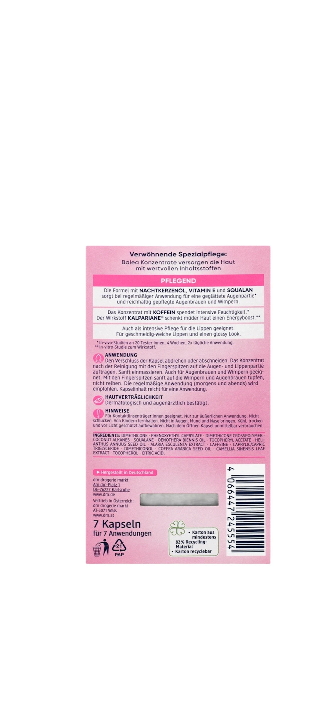 Capsules Concentré pour Yeux et Lèvres