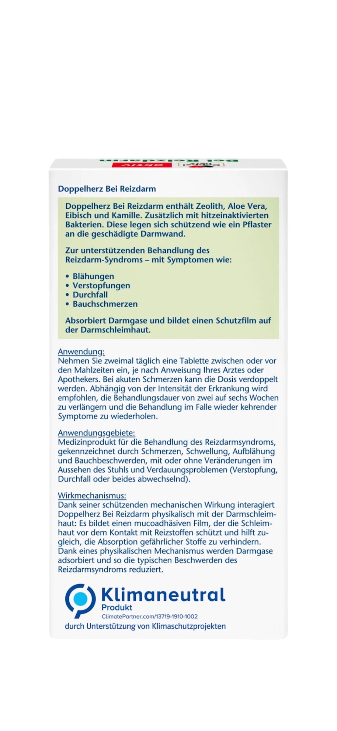 Reizdarm, le syndrome du côlon irritable, 30 pcs, Doppelherz