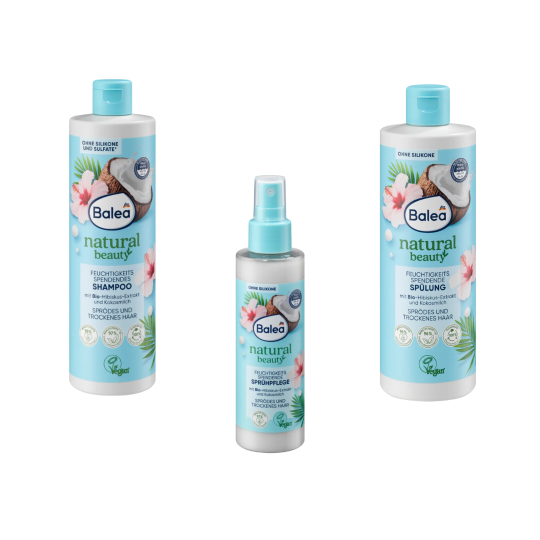 Pack Natural Beauty Cheveux Sec de Balea