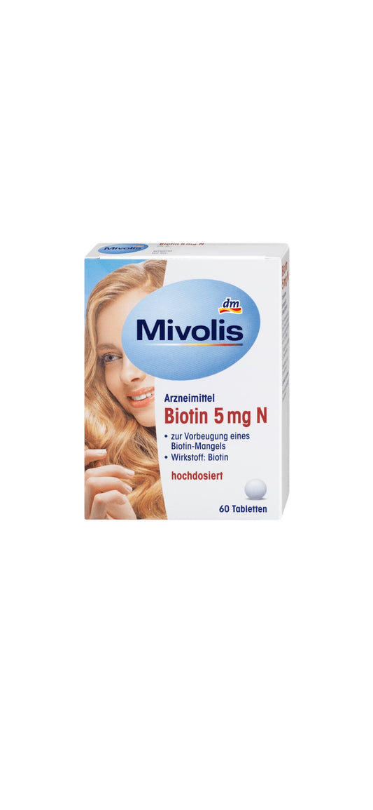 Mivolis Biotin 5 mg N, Tabletten, 60 St