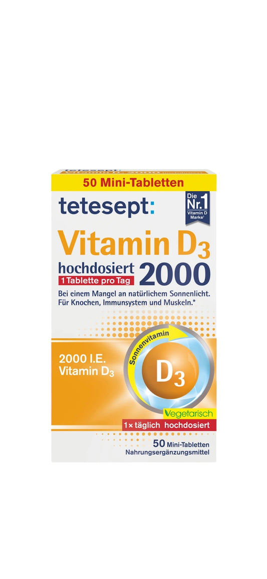 Vitamine D3-2000UI, Tetesept